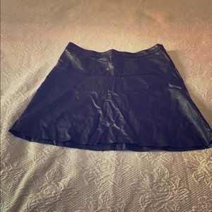 Faux leather skirt!